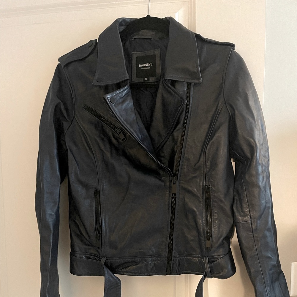 Barney’s Originals 100% leather jacket